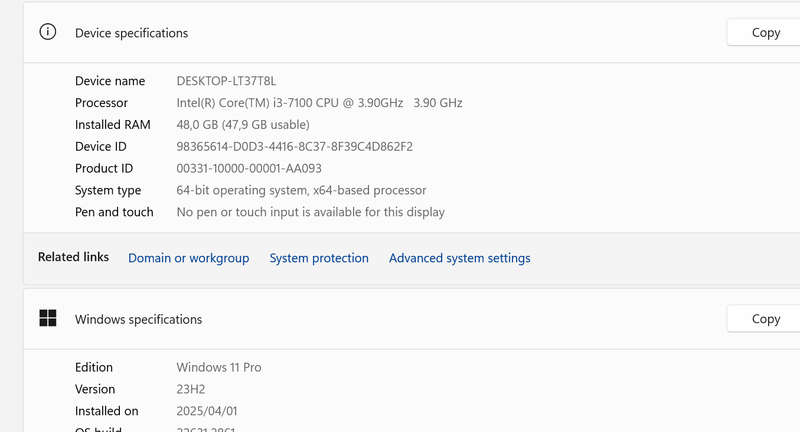 HP 290 G1 MT GAMING PC