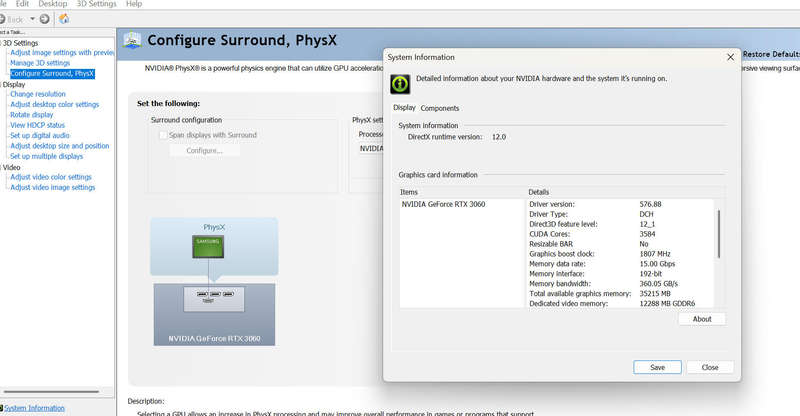 MSI Nvidia GeForce RTX 3060 VENTUS 2X 12GB 192-Bit GPU Graphics Card