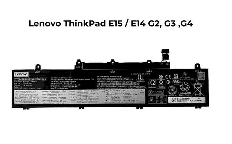 Lenovo ThinkPad E14, E15 2nd 3rd 4th Gen, L19M3PD5, L19C3PD5, L19L3PD5, L19D3PD5 Laptop Battery