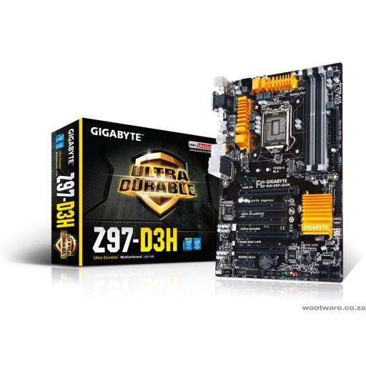 Gigabyte Z97-D3H Z97 Series Z97 Express LGA1150 ATX Desktop MotherBoard DDR3