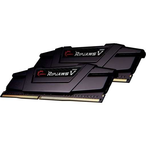 16GB G.Skill F4-2400C16D-16GVKB Ripjaws V Series 16GB (2x8GB) DDR4-2400MHz silver Desktop Memor