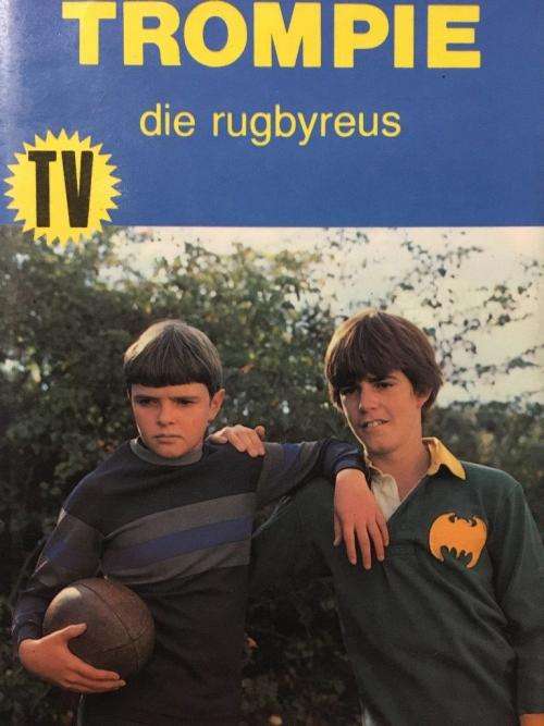 SMIT, Topsy - Trompie die Rugbyreus - (Hardeband in Stofomslag)