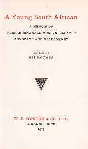 CLEAVER, Mostyn - A Young South African - (Hardcover in Jacket)