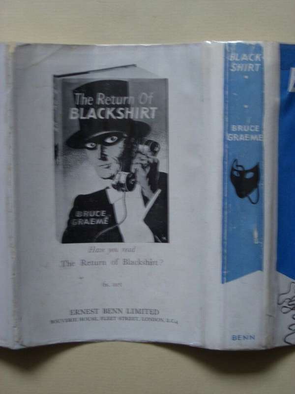 GRAEME, Bruce - The Return of Blackshirt - (Hardcover in Jacket)