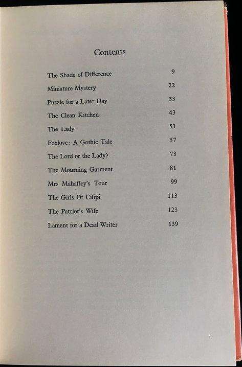 HASLUCK, Alexandra - Of Ladies Dead : Stories not in the modern manner - (Hardcover in Jacket)