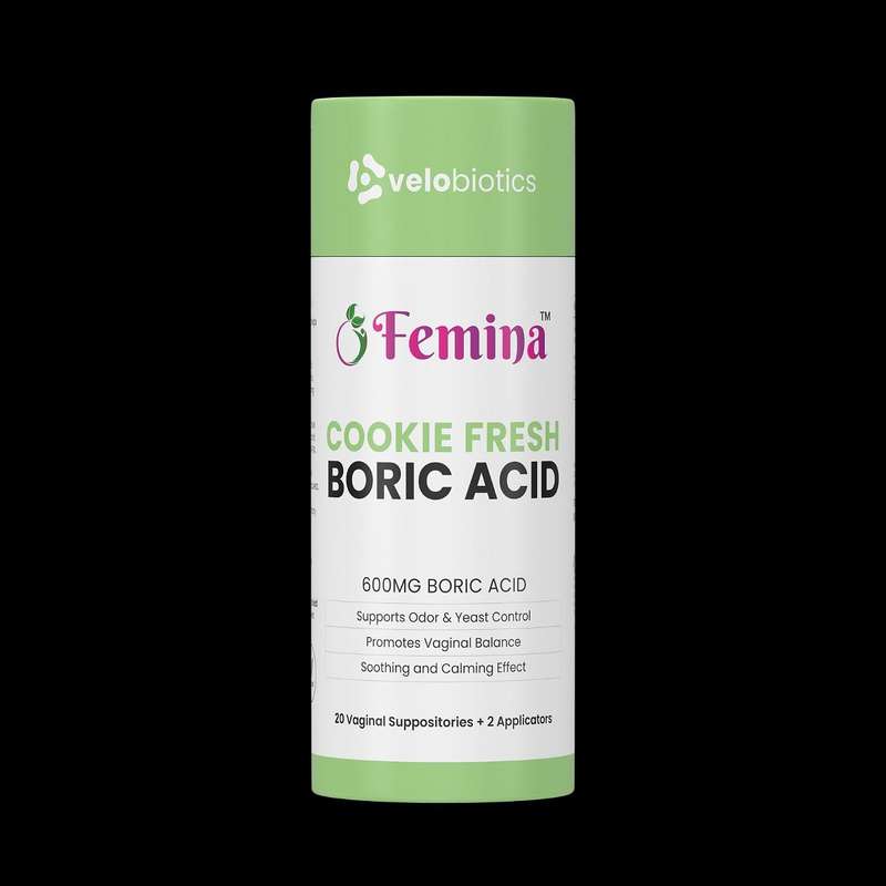 Femina Cookie Fresh Boric Acid Only Suppositories