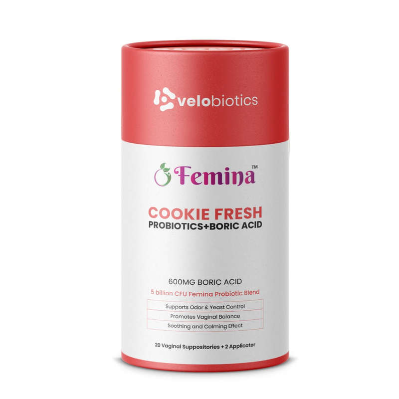 Femina Cookie Fresh Probiotics with Boric Acid Suppositories - 20