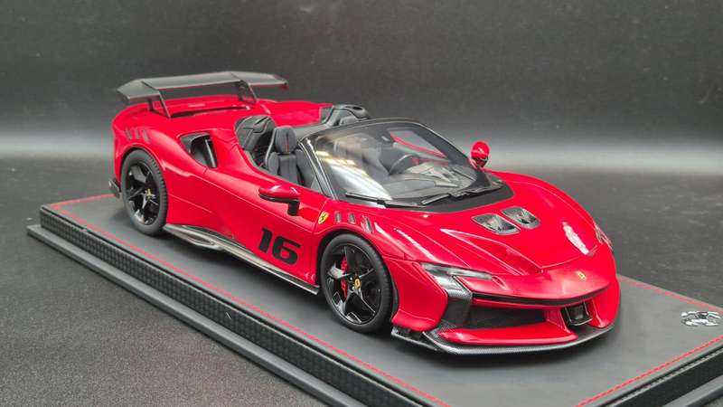 Ferrari SF90 XX Spider n.16 Red Corsa 322 and black