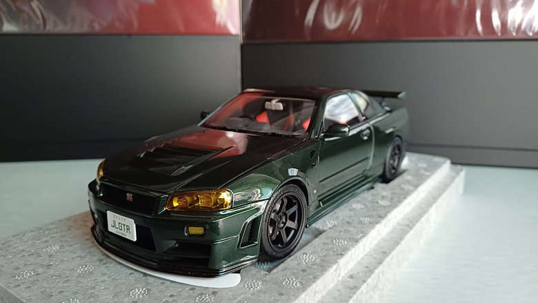 Nissan R34 Z Tune  Dark Green 661 by Motorhelix
