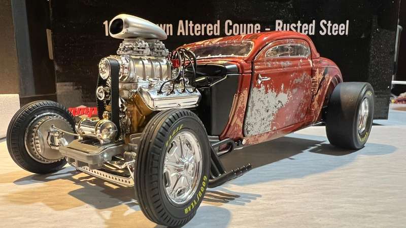 1934 Blown Altered Coupe - Rusted Steel