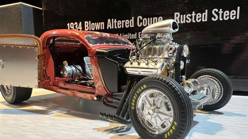1934 Blown Altered Coupe - Rusted Steel