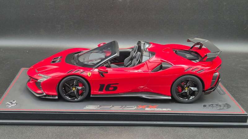 Ferrari SF90 XX Spider n.16 Red Corsa 322 and black