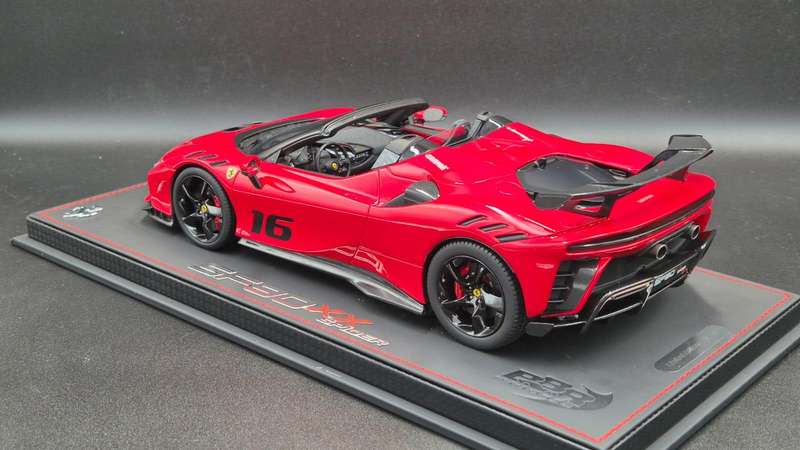 Ferrari SF90 XX Spider n.16 Red Corsa 322 and black