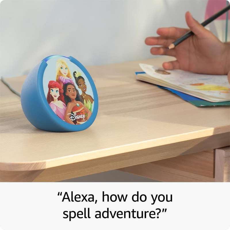 Amazon Echo Pop Kids | Marvel Avengers with Alexa | Designed for kids, with/without parental control
