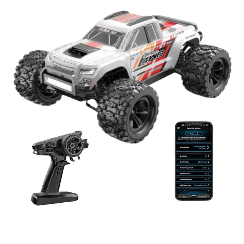 MJX Hypergo 10208 V2  1/10 RC Truck 4X4, Brushless RC Cars Very Fast up to 50mph, ARTR Up to 4S LiPo