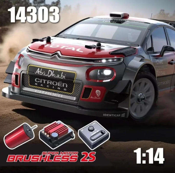 MJX Hyper Go Hypergo 14303 Brushless PRO 1/14  4WD  Authorized Rally / Drift RC Car 1 x 2S Battery