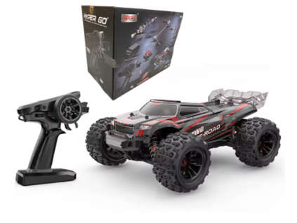 MJX Hyper Go 16210 Brushless 4x4 Monster Truck RC with 2S Lipo - Compatible with 3S battery