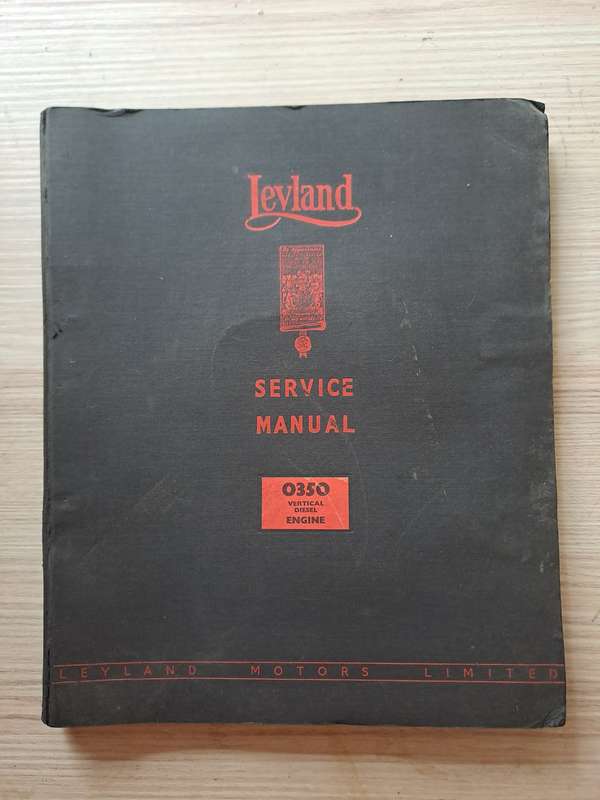 Leyland Service Manual 0350 Vertical Diesel Engine