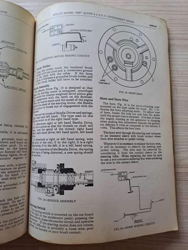 Maintenance Manual for Willys Truck Quarter Ton 4 x 4