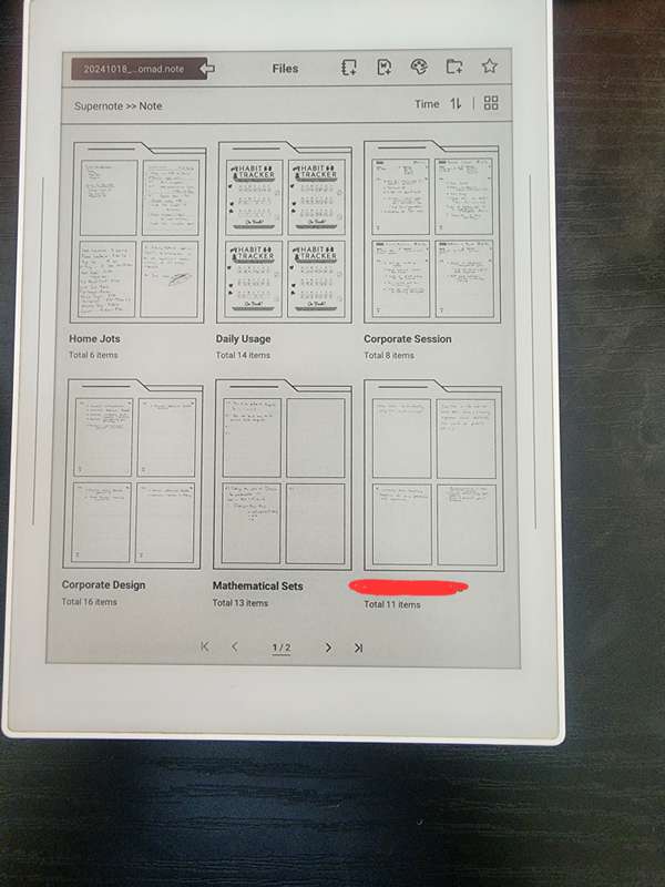 Supernote Nomad A6X2 Enote Tablet