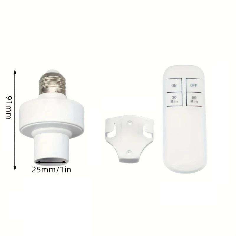Controller Light Socket E27 + Remote 433Mhz with Timer  **LOCAL STOCK**