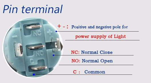 Switch Push Button Latching Illuminated Green Led 12-24V DC **LOCAL STOCK**