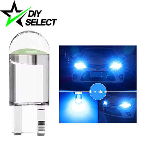 Car Led T10 Bulb Ice Blue Clear Housing 12V DC **LOCAL STOCK**
