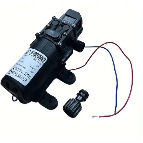 12V Pump High Pressure Diaphragm 6L/min 70W Auto on off with Hosetail **LOCAL STOCK**