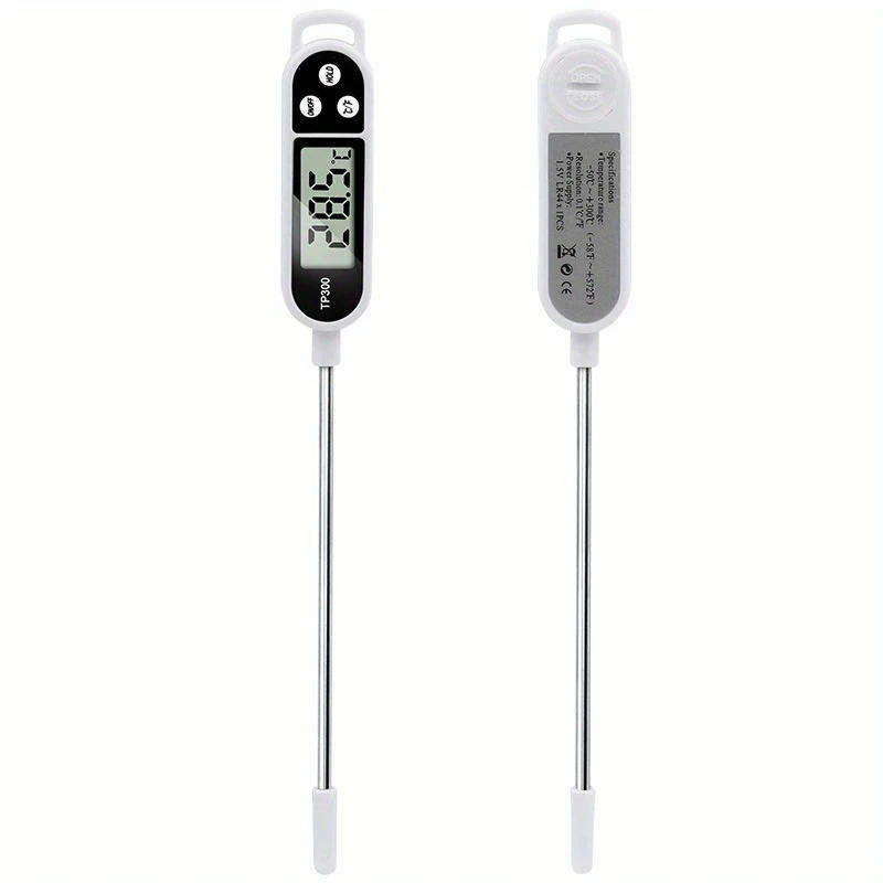 Digital Thermometer Metal Probe Heat Gauge for Food/Liquid PT300 **LOCAL STOCK**