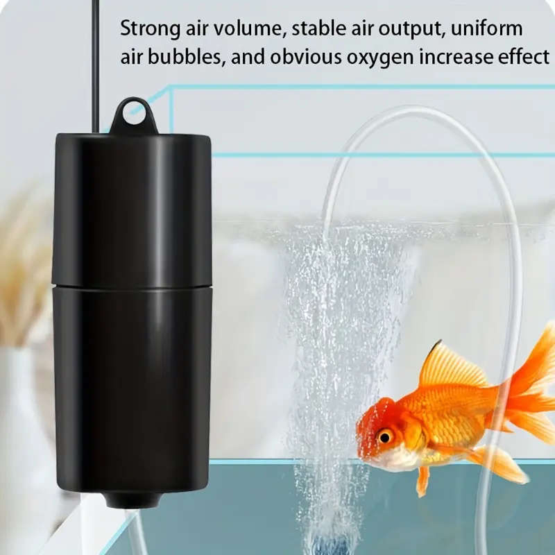 Portable Pump Air Oxygen Aquarium USB 5V 1A (Tube and Air Stone included) **LOCAL STOCK**