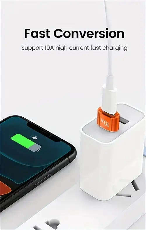 Connector USB 3.0 to Type-C Female Adapter Fast Charge 10A **LOCAL STOCK**