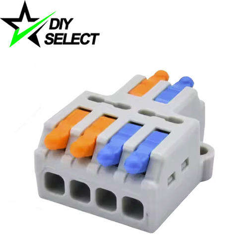 Splice Connector Wago Lever Splitter 2Pin to 4Pin with Mount Holes **LOCAL STOCK**