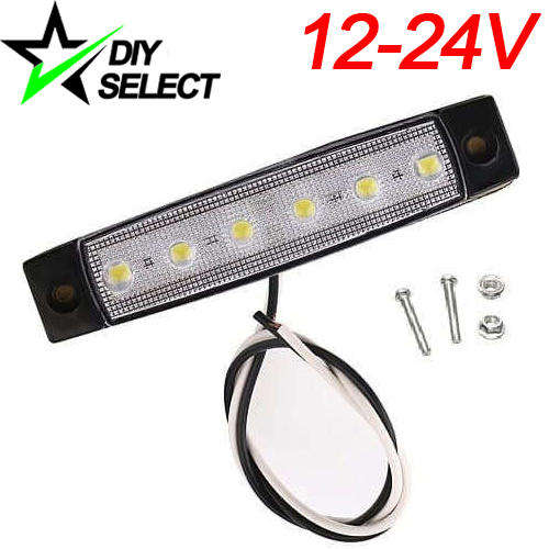 Led Side Marker for Truck / Car 12-24V White **LOCAL STOCK**