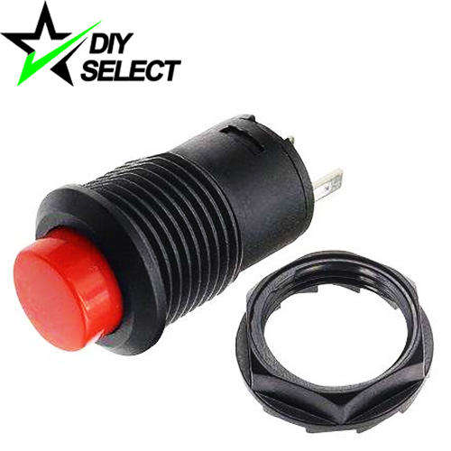 Switch Mini Push Button Latching Self Locking 12mm Red **LOCAL STOCK**