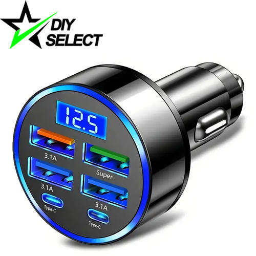 Car Charger 12/24V to 5V Super Fast Charge with Digital Display **LOCAL STOCK**