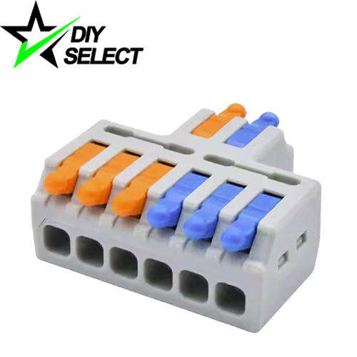 Splice Connector Wago Lever Splitter 2Pin to 6Pin with Mount Holes **LOCAL STOCK**
