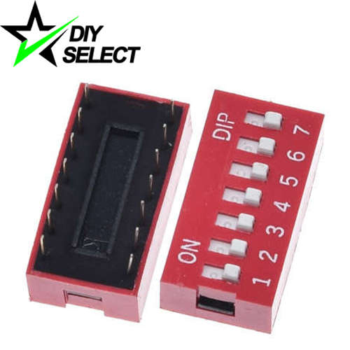 Switch DIP Slide PCB 7Way **LOCAL STOCK**