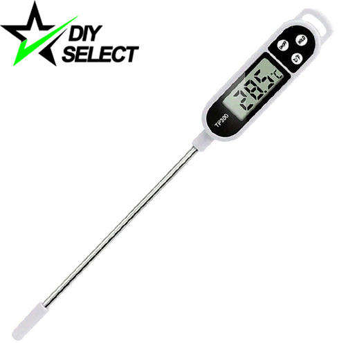 Digital Thermometer Metal Probe Heat Gauge for Food/Liquid PT300 **LOCAL STOCK**
