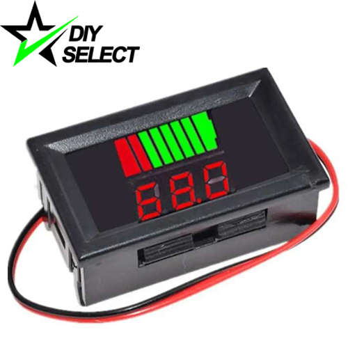 Voltmeter DC 12V, 24V, 36V, 48V, 60V (Auto Sensing) with Adjustable Voltage Screw **LOCAL STOCK**