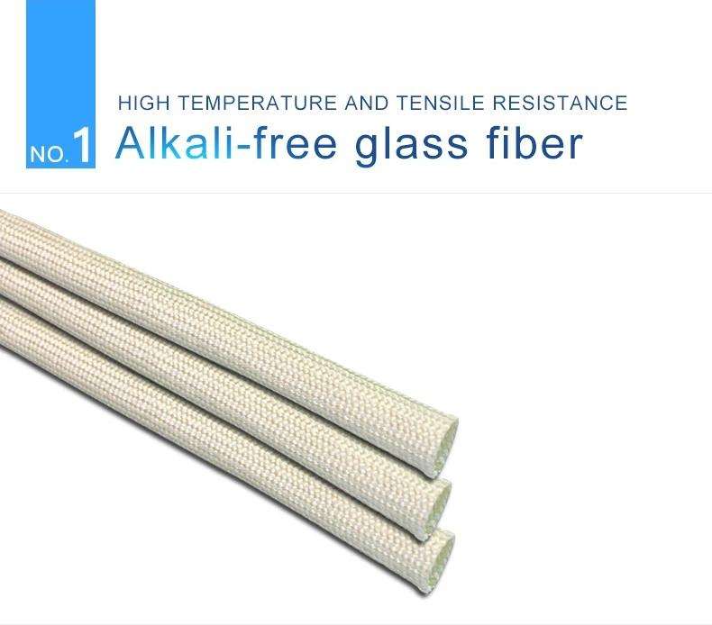 Wire Sleeving Glass Fiber High Temp 400deg Flame Retardant White 3mm  **LOCAL STOCK**