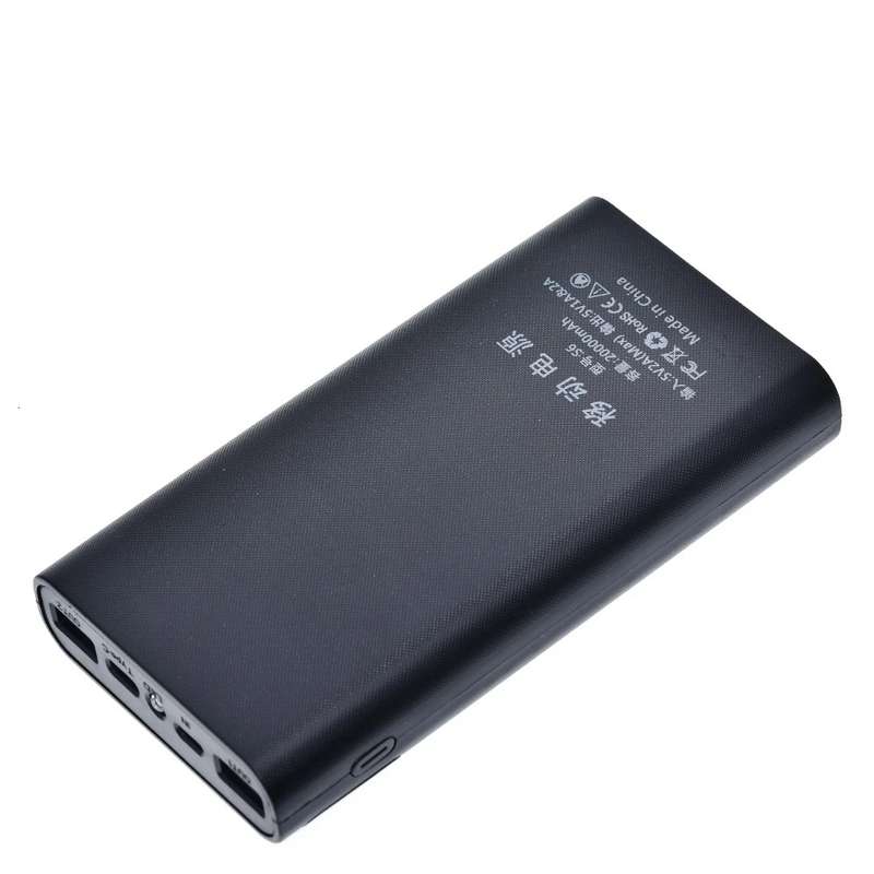 Battery 18650 (6pc) Power Bank Charger Black **LOCAL STOCK**