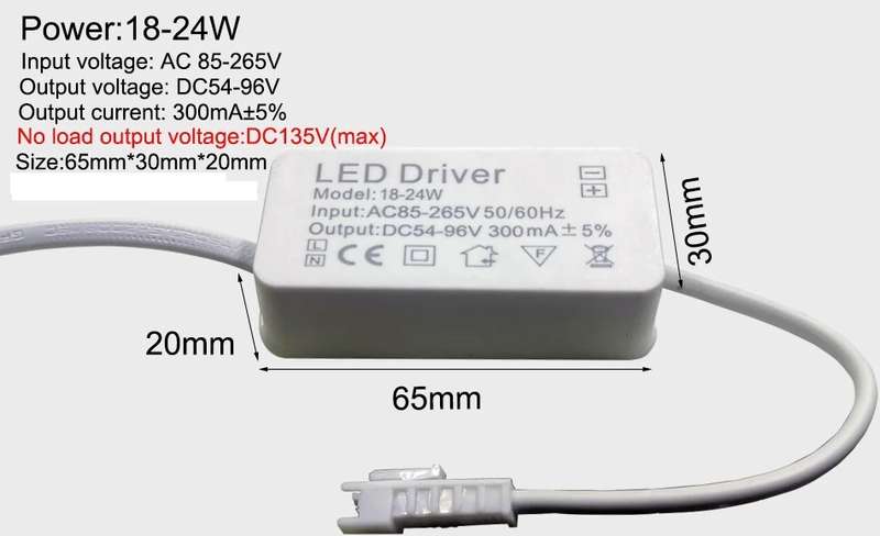 LED Driver 1W for (18 to 24 Leds) 300mA **LOCAL STOCK**