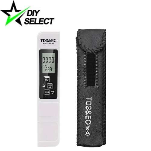 TDS & EC & Temperature Meter Digital Water Tester 0-9990 PPM + Protective Pouch **LOCAL STOCK**