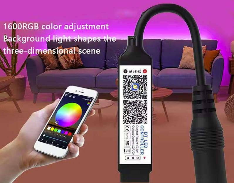 Controller RGB Mini Bluetooth (Phone App) and RF Remote 5-24V DC **LOCAL STOCK**