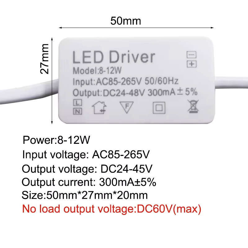 LED Driver 1W for (8 to 12 Leds) 300mA **LOCAL STOCK**