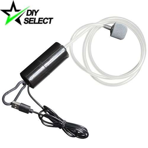 Portable Pump Air Oxygen Aquarium USB 5V 1A (Tube and Air Stone included) **LOCAL STOCK**