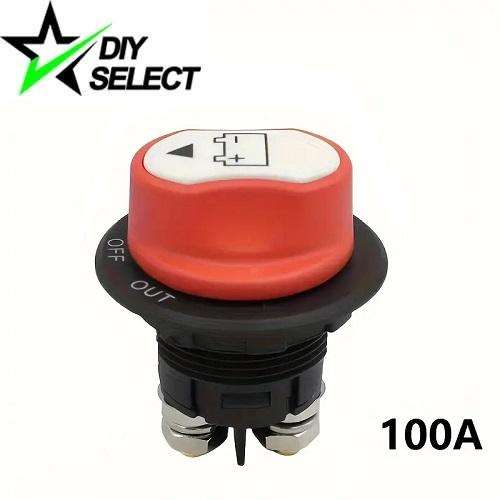 Switch Rotary On/Off Automotive 12V DC 100A Red **LOCAL STOCK**