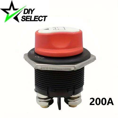 Switch Rotary On/Off Automotive 12V DC 200A Red **LOCAL STOCK**