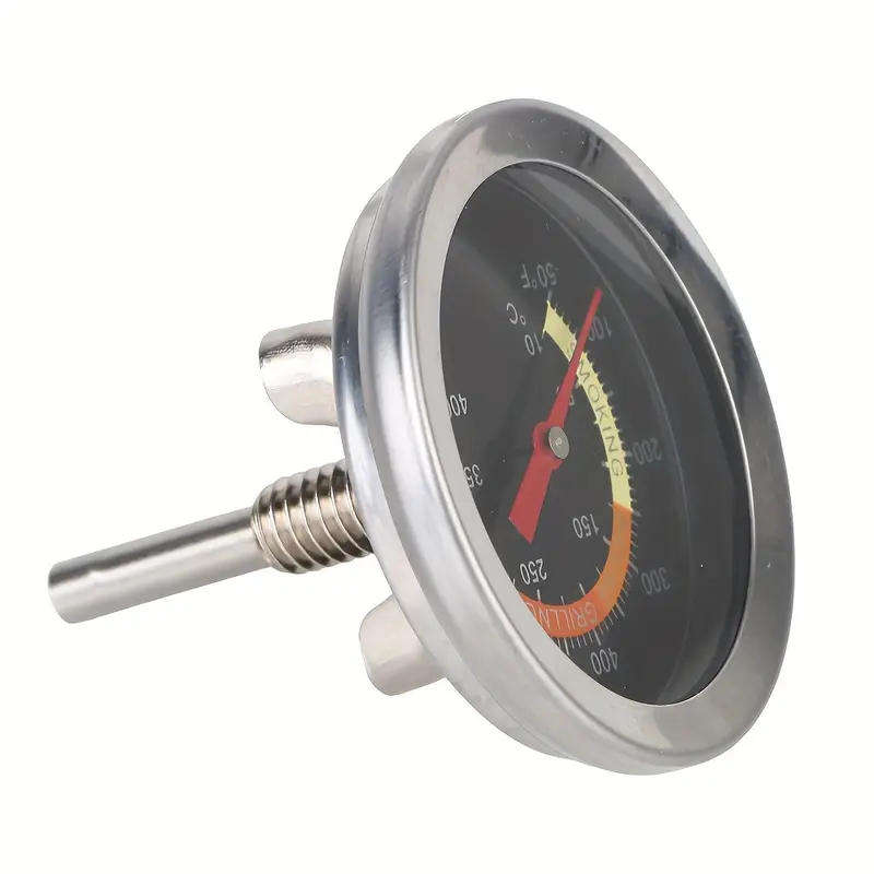 Meter Temp Gas Barbecue Smoker Grill with Probe + Wing Nut 10deg to 450 deg C **LOCAL STOCK**