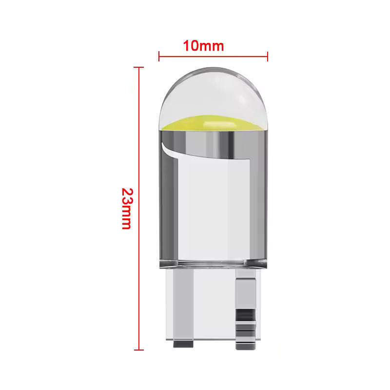 Car Led T10 Yellow / Amber Clear Housing 12V DC **LOCAL STOCK**